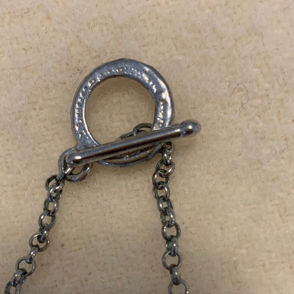 Multicolor Stone Beaded Necklace w/ Metal Toggle Clasp - EUC - Picture 3 of 4